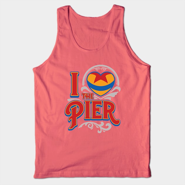 I Heart the Pier Tank Top by asmallshopandadream